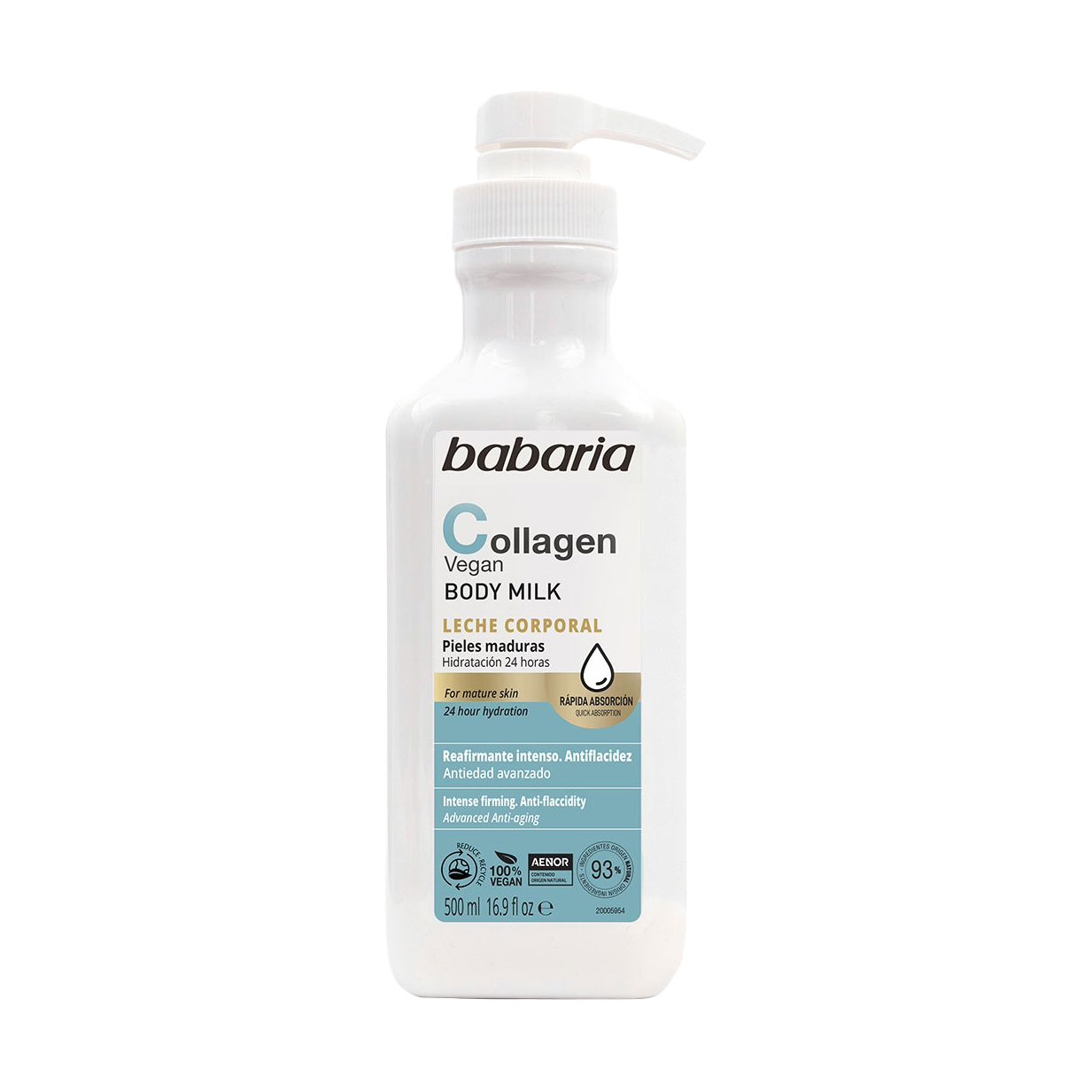 Молочко для тіла Babaria Collagen Vegan Body Milk, 500 мл