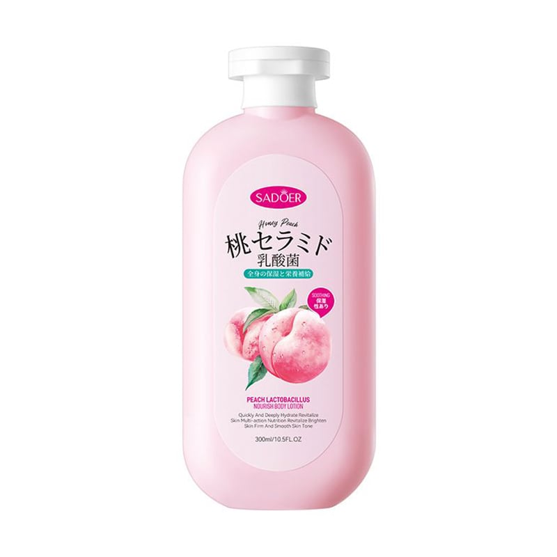 Молочко для тіла Sadoer Peach Lactobacillus Nourish Body Lotion, 300 мл